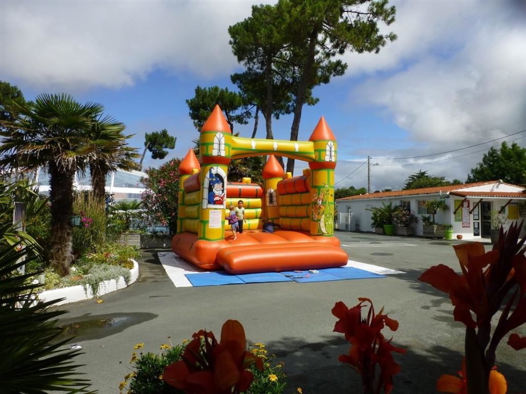 children's playground at La Faute sur Mer campsite